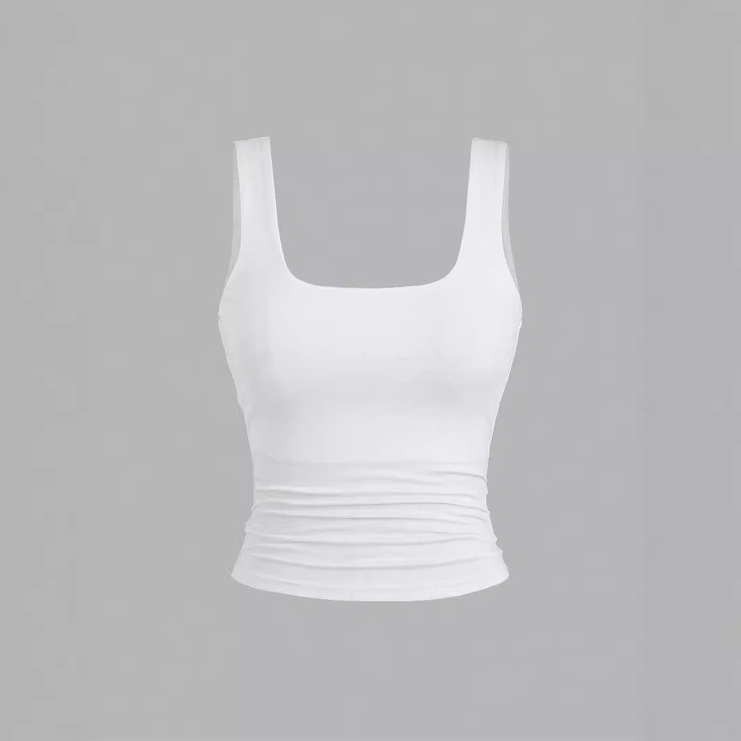 Sexy Leopard Print Cami Top Women - Slim Fit Spaghetti Strap Camisole Tank Top with Slight Stretch