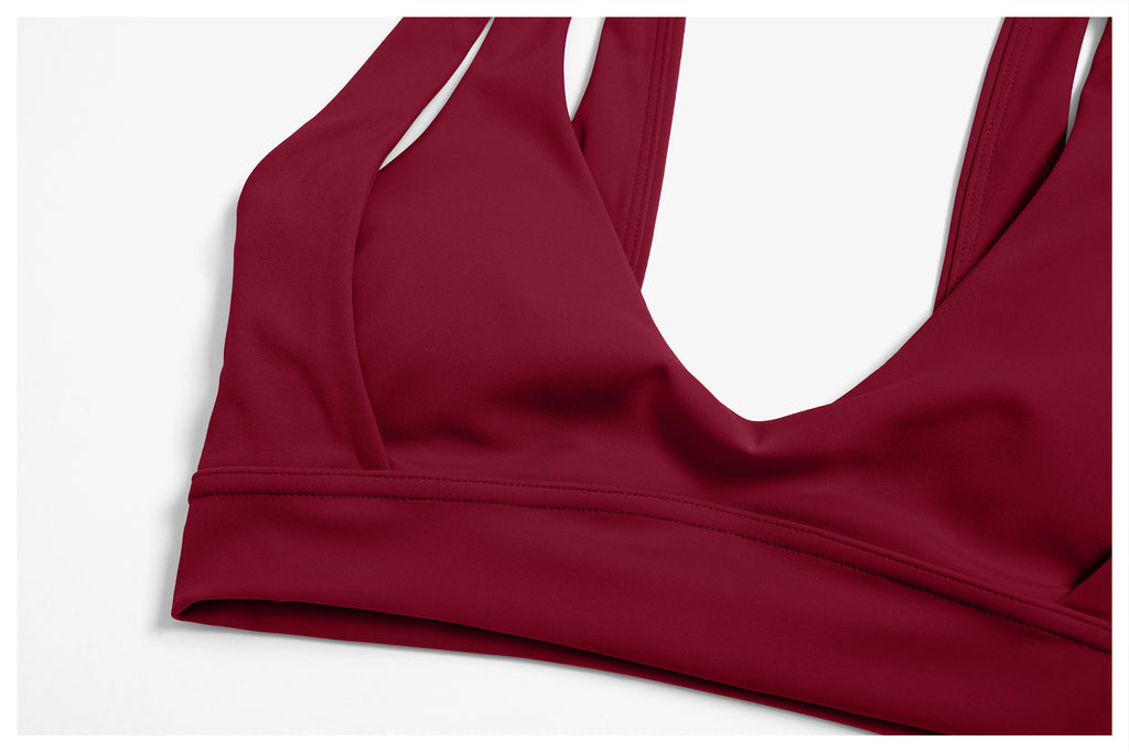 High-End Athletic Bra for Women - Wireless Full Coverage Sports Bra Running Fitness Activewear