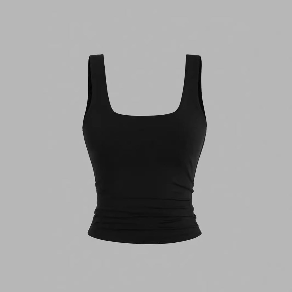 Sexy Leopard Print Cami Top Women - Slim Fit Spaghetti Strap Camisole Tank Top with Slight Stretch