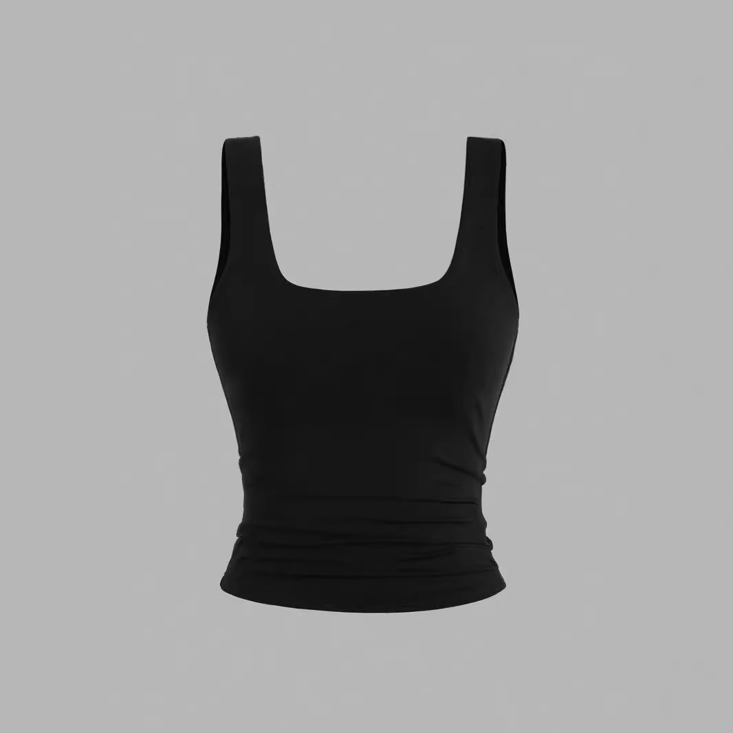 Sexy Leopard Print Cami Top Women - Slim Fit Spaghetti Strap Camisole Tank Top with Slight Stretch