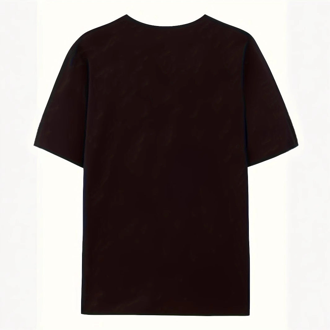 Summer All-Match Crew Neck Top Women - Japanese Style Relaxed Fit Printed T-Shirt